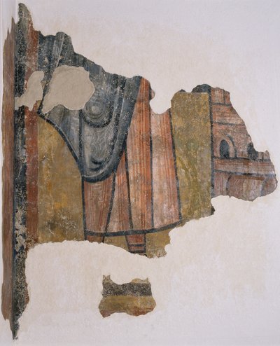 Remains of a Figure and Buildings from Sant Joan de Boí by Unbekannt Unbekannt